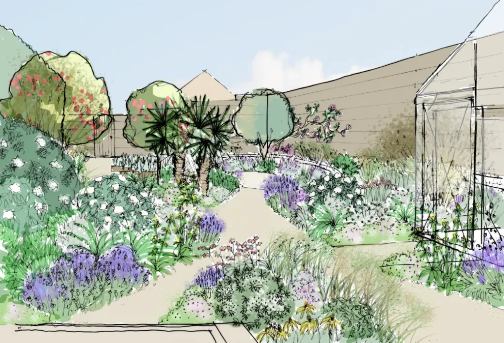 Musa Landscape - Inchyre Design Dalgety Bay sketch 2